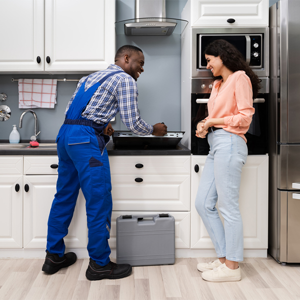 can you provide an estimate for cooktop repair before beginning any work in Bluegrove Texas